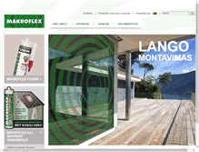 Tablet Screenshot of makroflex.lt